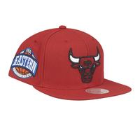 Mitchell & Ness Casquette Snapback NBA Conference Patch Chicago Bulls Blanc Homme
