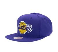 NBA Mitchell Ness Los Angeles Lakers Original Violet Snapback Plat Bill Chapeau