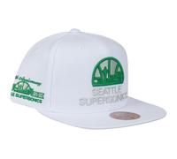 Mitchell & Ness Snapback Cap WINTER WHITE Seattle SuperSonic