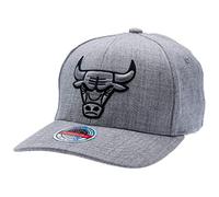 Mitchell & Ness Snapback Classic Red Chicago Bulls, Grey Heather