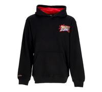 Mitchell & Ness - Sweat à capuche premium en polaire avec logo vintage Allen Iverson Phi76e - Homme - Sport - Noir - Taille: XL