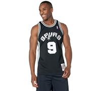Mitchell & Ness T-Shirt 'SAN ANTONIO SPURS - TONY PARKER' beige / rouge / noir / blanc, Taille S