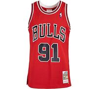 Mitchell & Ness Maillot Swingman NBA Extérieur Chicago Bulls 97-98 Dennis Rodman Fuchsia S