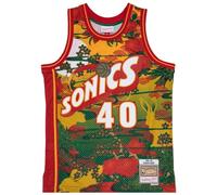 Mitchell & Ness Swingman Mesh Jersey Seattle Supersonics Asian Shawn Kemp