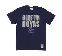 Mitchell & Ness - T-shirt Basketball Georgetown Hoyas - Homme - Tops - Bleu - Taille: S