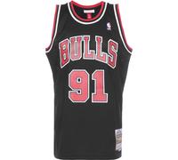 Mitchell & Ness T-Shirt 'Dennis Rodman' rouge / noir / blanc, Taille L