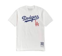 Mitchell & Ness T-Shirt Homme Los Angeles Baseball Tee Blanc, blanc, Taille XL