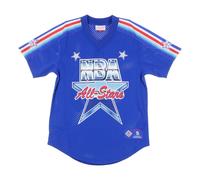 Mitchell & Ness - T-shirt NBA Jersey - Homme - Tops - Bleu - Taille: M