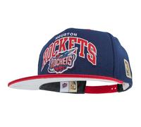 Mitchell & Ness Team Arch Snapback (NBA/HWC) - Houston Rockets (Bleu foncé/Rouge)