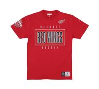 Mitchell & Ness - Tee-shirt avec logo Detroit Red Wings - Homme - Tops - Rouge - Taille: L
