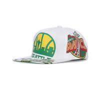 Mitchell & Ness, unisex, Accessoires, Multicolore, Taille: ONE Size Casquette à Visière Plate Seattle Supersonics