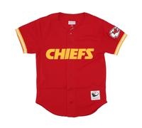 Mitchell & Ness - Veste à boutons en mesh Kansas City Chiefs - Homme - Sport - Rouge - Taille: S
