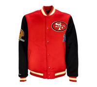 Mitchell & Ness - Veste Varsity NFL Team Legacy Rouge/Noir - Homme - Vestes - Multicolore - Taille: M