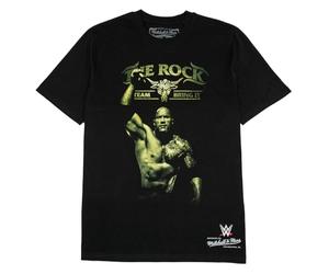 Mitchell & Ness WWE Legends Wrestlemania T-shirt The Rock Dwayne Johnson