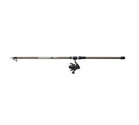 Mitchell Tanager Camo II Light/Strong Spinning Combo | Canne à pêche en Carbone et Moulinet pré-monté | Pêche en Eau Douce du brochet, de la Perche et de la Truite | Green Camo, 3.5m | 50-50g