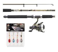 Mitchell Tanager Camouflage kit Complet Canne et Moulinet avec Fil et leurres prêt à pêcher Le Sandre, Le brochet et la Perche, la pêche au prédateur