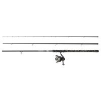 Mitchell Tanager G2 Feeder Combo | Ensemble de 3 Cannes à pêche grossière et moulinets | La Carpe, la brème et Le Barbeau | Débutants à intermédiaires | Black, 3.30m Moderate Fast Rod, 3000 Size Reel