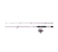 Mitchell Tanager Pink Camo II Spin Combo, Canne à pêche et Moulinet, idéal pour Les pêcheurs débutants ou Occasionnels, Unisexe, Rose, 2,4 m, 10-30 g