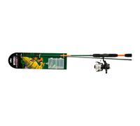 Mitchell Target II Spinning Combo, Fishing Rod and Reel Combo, Predator Fishing, Ready to Fish Kits Include Rods and Reels Pre-Spooled with LinePike/Perch/Zander, Unisex, Black, 1.8m, 5-20g