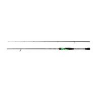 Mitchell TRAXX MX5 Canne à pêche Polyvalente pour Filer, Jigging, Dropshot et Lancer, Rapide et Sensible M30 Carbon Blanks, Guides Seaguide XOG, Noir/Vert Fluo