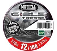 MITCHELL - Tresse grise - 8 brins - 110 m - 15/100