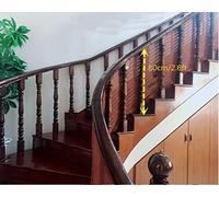 Mitef Filet de sécurité anti-chute pour escaliers de balcon, terrasse, balustrade en maille pour enfants et animaux domestiques, café, 0,8 x 1 m