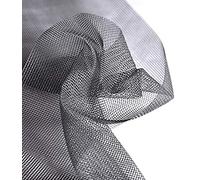 Mitef Maille d'Écran de Fenêtre Moustiquaire en Fibre de Verre Grande Taille Barrière en Maille Filet Anti-Insectes, Gris, 6.5x10ft(2x3M)