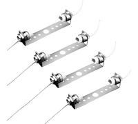 Mitening 4 Pièces R7s Adaptateur Base de Lampe LED 118mm J118 Prise de Réglage Universelle Convertisseur de Support de Lampe