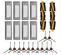 Mitening Kit De Pièces Détachées: 2 Brosses Principales, 8 Filtres, 12 Brosses Latérales, Accessoires Pour N8, T8, Ozmo 950, Ozmo 920, Pour Un Nettoyage Profond Et Une Élimination Efficace Des Saletés