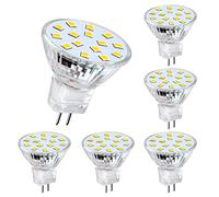 Mitening LED MR11 GU4: 6 pièces 3000K, 235LM Leuchtmittel réflecteurs, remplaçant pour les lampes Halogène, pour l'éclairage intérieur (120° angle de diffusion)