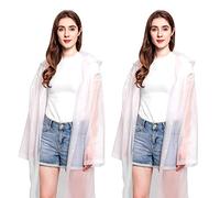 Mitening Lot de 2 ponchos de pluie imperméables pour homme et femme - Cape de pluie pour festival, veste de pluie pour vélo, vêtements de pluie pour randonnée, camping, cyclisme, voyage