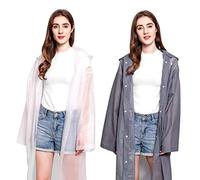 Mitening Poncho Pluie à Capuche Imperméable - Veste Anti-Pluie Respirante, Cape Réutilisable Pour Femme et Homme - Idéal Pour Festivals, Camping et Randonnées