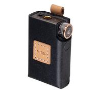MITER Case Étui fait main en cuir PU avec cordon pour iFi Go Blu DAC (Noir)