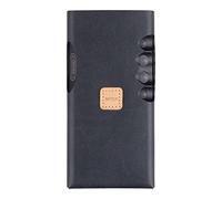 MITER Case pour Chord Mojo 2 + Poly DAC Coque Couverture Étui en Italie Cuir Artificiel Fait Main mojo2poly Noir Black