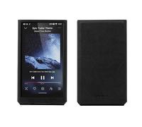 MITER Étui pour FiiO JM21, fait à la main en cuir synthétique pour fiio-jm21 (noir clair)