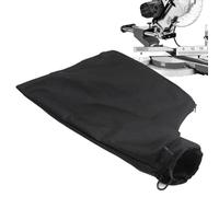 MITER SAW Dust Catcher - Accessoire De Sac De Table Avec Charnière, Enveloppe De Débris De Sortie | Outil D'attache Noir Compact, Unité De Collection De Chips, Équipement De Nettoyage Pour