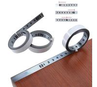 MiteTrack Mètre à ruban en acier inoxydable 15 m avec solide, convient pour divers matériaux dans le travail du bois (1-moyen)