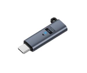 Mitheuum Adaptateur d'affichage virtuel de type C 4K @ 60 Hz fantôme sans | Le boîtier en alliage d'aluminium gris sidéral ajoute de la durabilité tandis que EDID/émulent la présence du moniteur pour