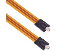 Mitheuum Câble coaxial RG6 F plat pour antenne satellite TV fenêtre | Chaque câble ultra-fin de 26 cm prend en charge un routage rapide en intérieur avec une saillie minimale à travers les cadres