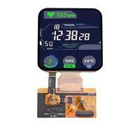 Mitheuum Écran OLED 2,2" haute luminosité 600 cd/m2 | Écran carré de 2,2" avec LTPS-AMOLED, résolution 480 x 480, couleurs de 16,7 m, adapté aux instruments portables.