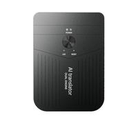 Mitheuum Traducteur vocal Commercial Secure 80 g | Double microphone 6D avec suppression active du bruit pour un son clair lors de réunions.