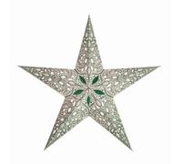 mitienda mit Liebe gemacht starlightz raja Green - Étoile en papier - 5 branches - Sans câble - Vert