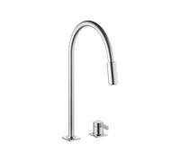 Mitigeur 2 Trous KWC Era 10.392.323.700FL Acier Inoxydable