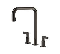 Mitigeur 3 Trous Gessi Inciso 58701 707 Black Metal Brushed PVD