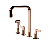 Mitigeur 4 Trous Gessi Inciso 58703 030 Copper PVD