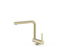 Mitigeur à bec rabattable pour cuisine Cava doré - TRES 23033503CA
