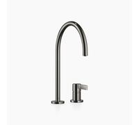 Mitigeur à deux trous Dornbracht TARA ULTRA avec rosaces simples, portée de 241 mm, 32815875-19, Couleur: Chrome foncé