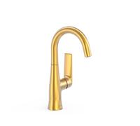 Mitigeur avec manette latérale pour lavabo Loft Or Mat 24K - TRES 22244701OM