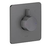 Mitigeur AXOR hansgrohe Citterio C 49651340, montage encastré, ensemble de finition, 1 Verbraucher , chrome noir brossé