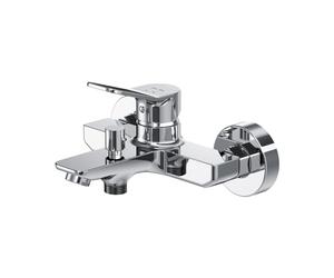 Mitigeur baignoire à économie D'eau, Robinet Salle de Bain avec bec, Résistant aux fissures, Facile à nettoyer et à installer, Chromé, X-Joy FXA10000 AM.PM